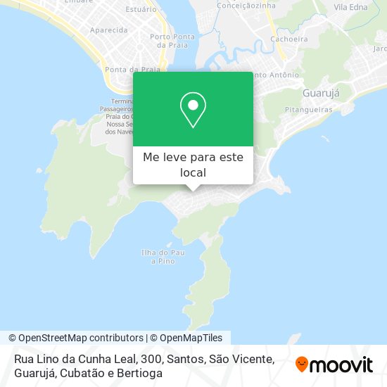 Rua Lino da Cunha Leal, 300 mapa