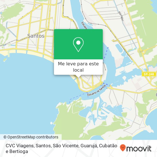 CVC Viagens mapa