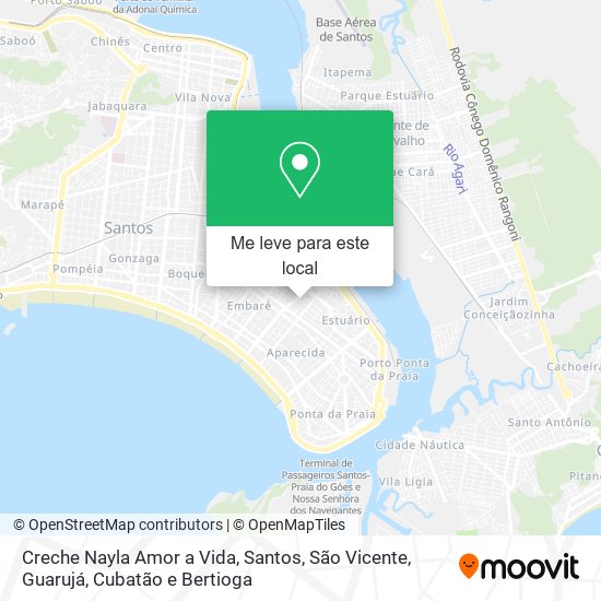 Creche Nayla Amor a Vida mapa