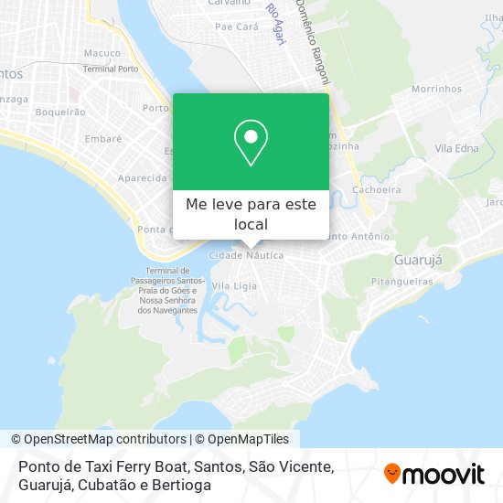 Ponto de Taxi Ferry Boat mapa