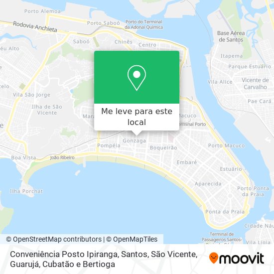 Conveniência Posto Ipiranga mapa