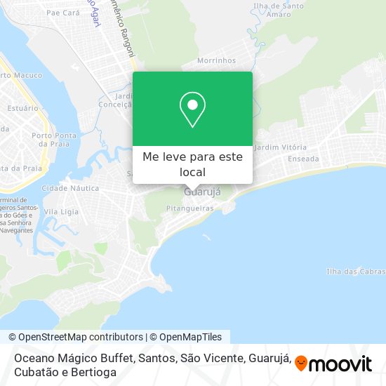 Oceano Mágico Buffet mapa