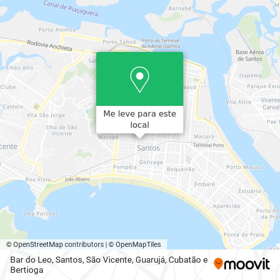 Bar do Leo mapa