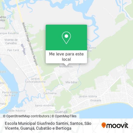 Escola Municipal Giusfredo Santini mapa