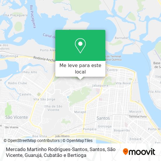 Mercado Martinho Rodrigues-Santos mapa