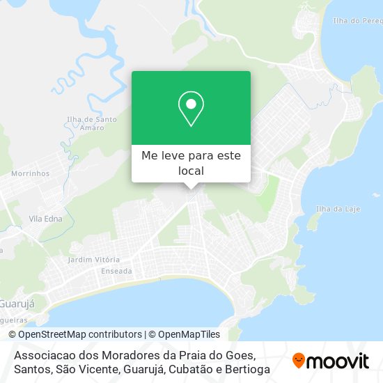Associacao dos Moradores da Praia do Goes mapa