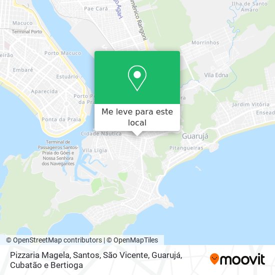 Pizzaria Magela mapa