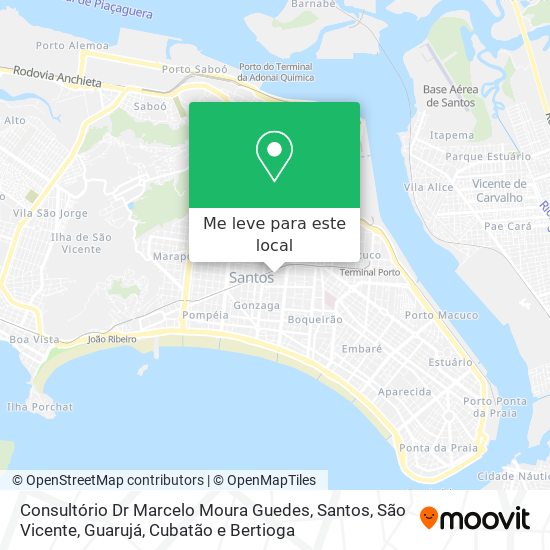 Consultório Dr Marcelo Moura Guedes mapa