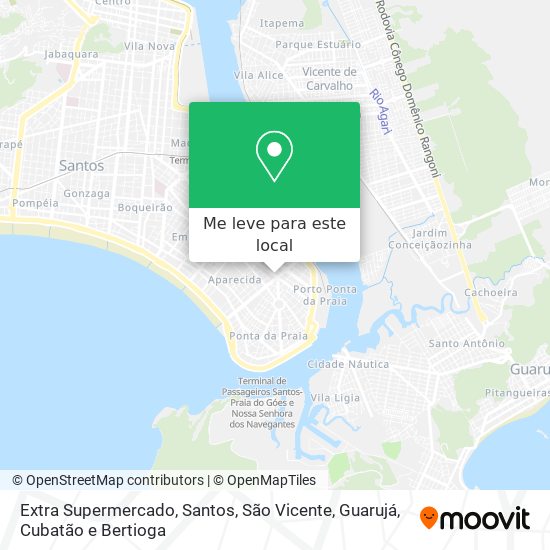 Extra Supermercado mapa