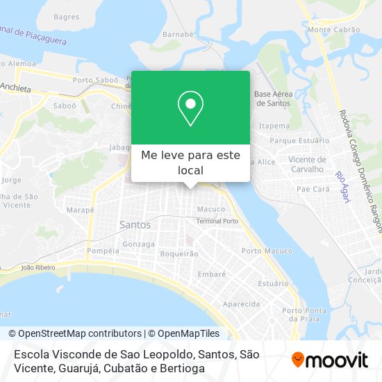 Escola Visconde de Sao Leopoldo mapa