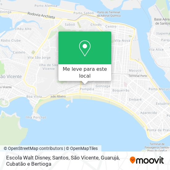 Escola Walt Disney mapa