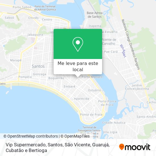Vip Supermercado mapa