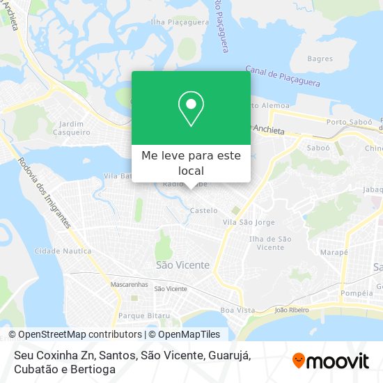 Seu Coxinha Zn mapa