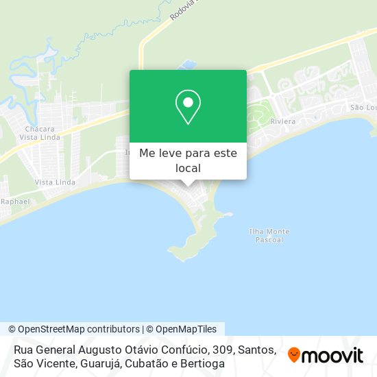 Rua General Augusto Otávio Confúcio, 309 mapa