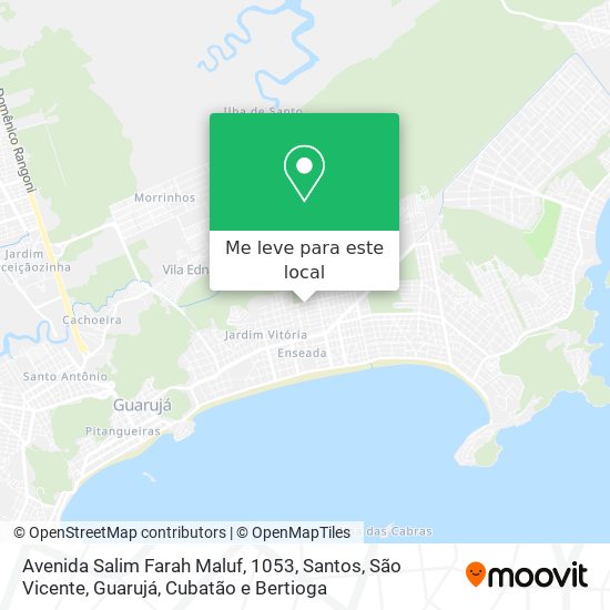 Avenida Salim Farah Maluf, 1053 mapa