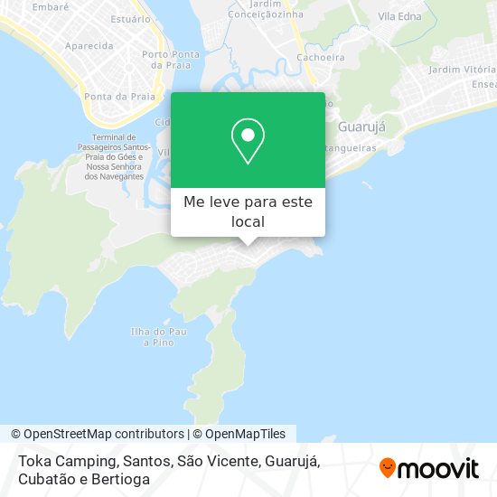 Toka Camping mapa