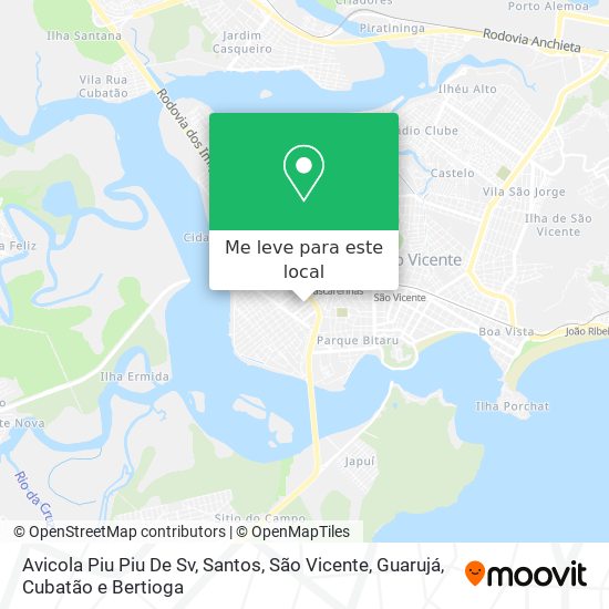 Avicola Piu Piu De Sv mapa