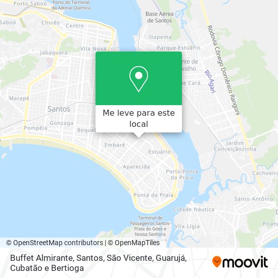 Buffet Almirante mapa