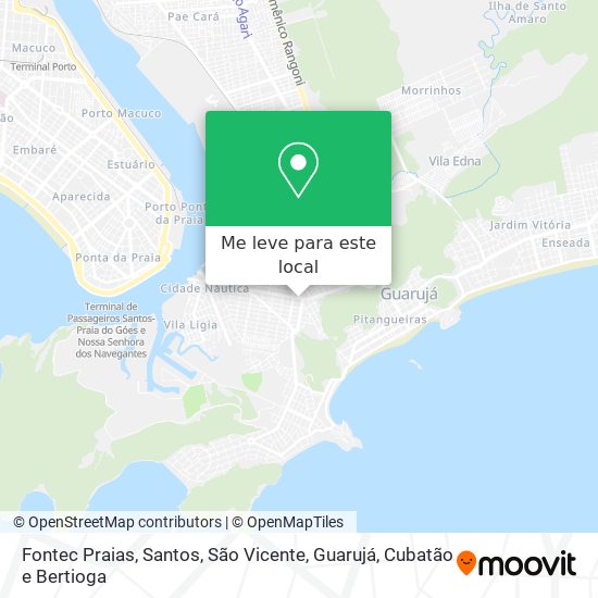 Fontec Praias mapa
