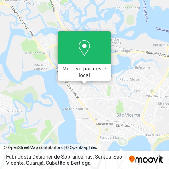 Fabi Costa Designer de Sobrancelhas mapa