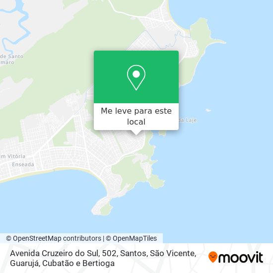 Avenida Cruzeiro do Sul, 502 mapa
