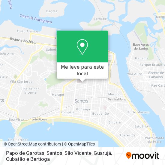 Papo de Garotas mapa