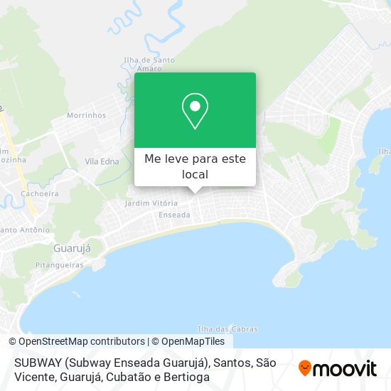 SUBWAY (Subway Enseada Guarujá) mapa