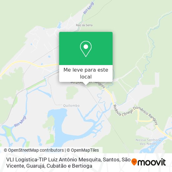 VLI Logística-TIP Luiz Antônio Mesquita mapa