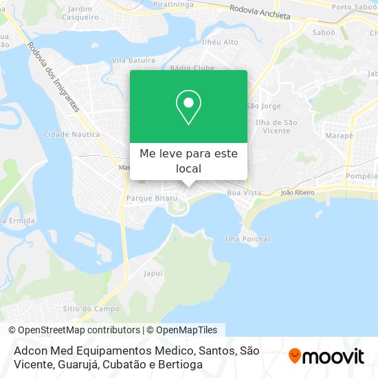 Adcon Med Equipamentos Medico mapa