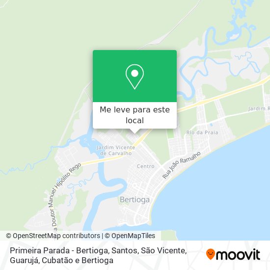 Primeira Parada - Bertioga mapa