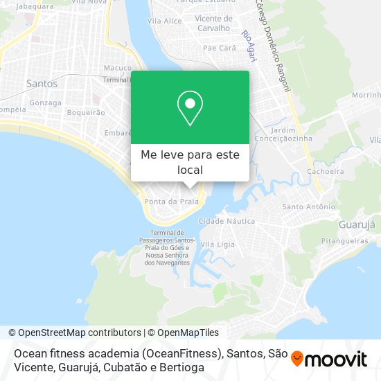 Ocean fitness academia (OceanFitness) mapa