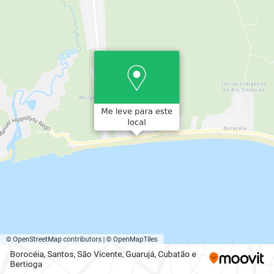 Borocéia mapa