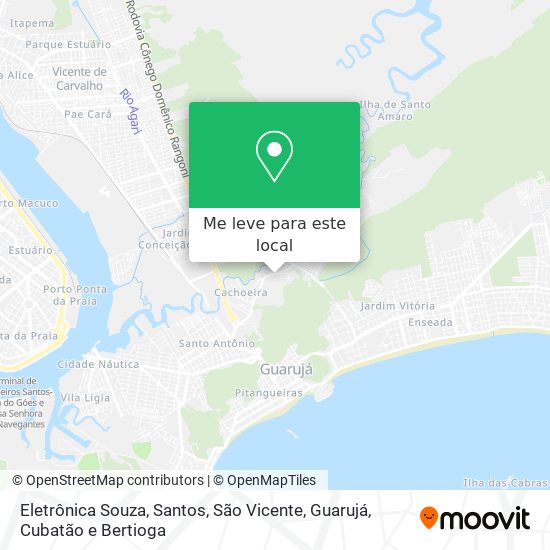 Eletrônica Souza mapa