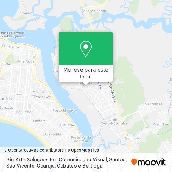 Big Arte Soluções Em Comunicação Visual mapa