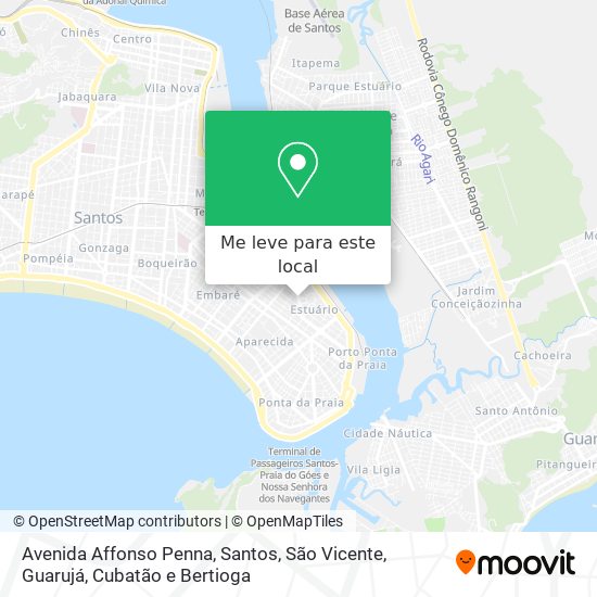 Avenida Affonso Penna mapa