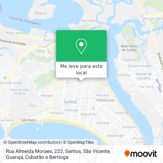 Rua Almeida Moraes, 222 mapa
