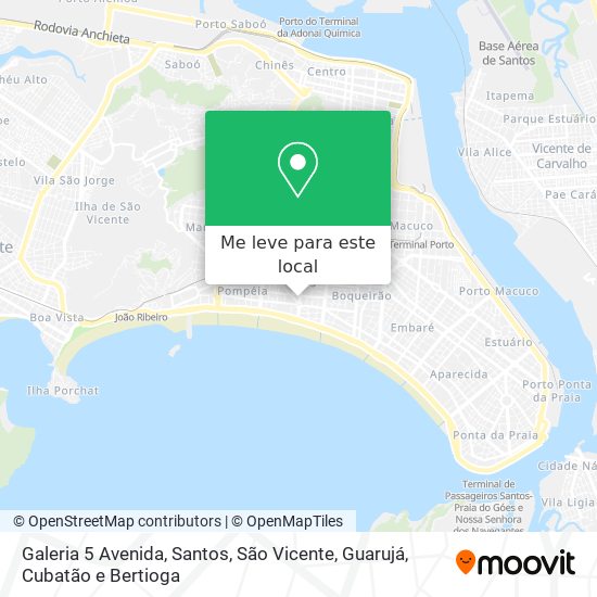 Galeria 5 Avenida mapa