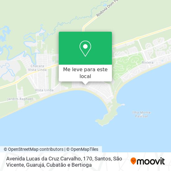 Avenida Lucas da Cruz Carvalho, 170 mapa