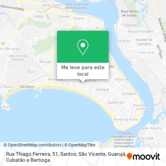 Rua Thiago Ferreira, 51 mapa