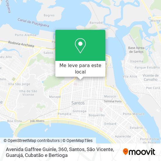 Avenida Gaffree Guinle, 360 mapa