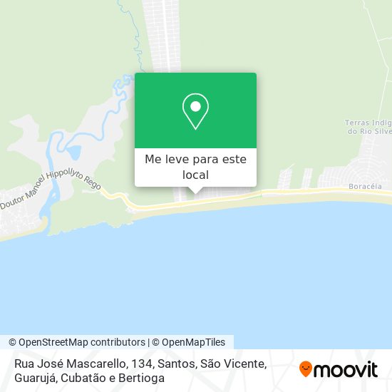 Rua José Mascarello, 134 mapa