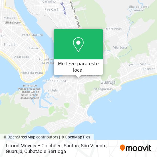 Litoral Móveis E Colchões mapa