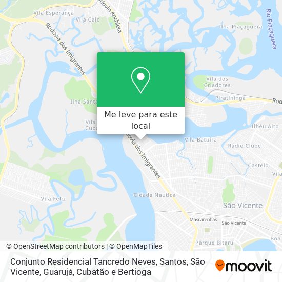 Conjunto Residencial Tancredo Neves mapa