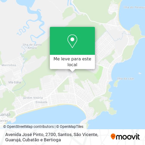 Avenida José Pinto, 2700 mapa