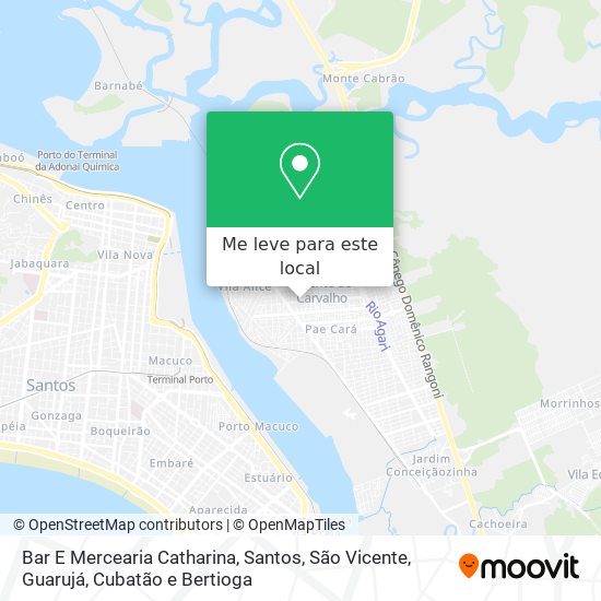 Bar E Mercearia Catharina mapa