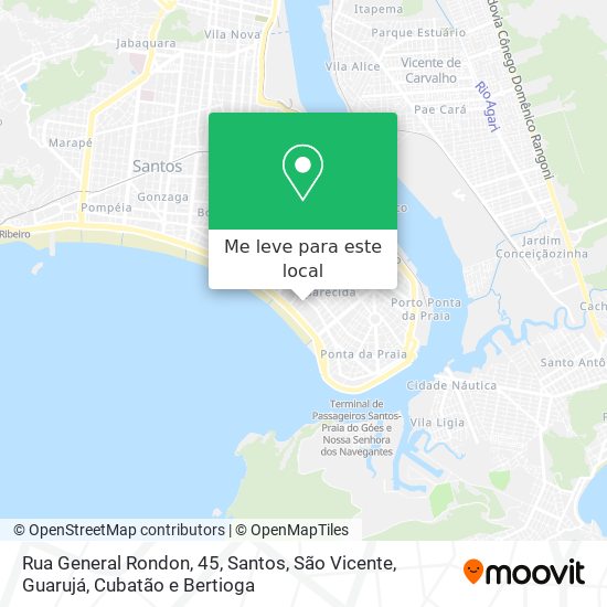 Rua General Rondon, 45 mapa