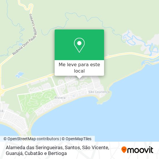 Alameda das Seringueiras mapa