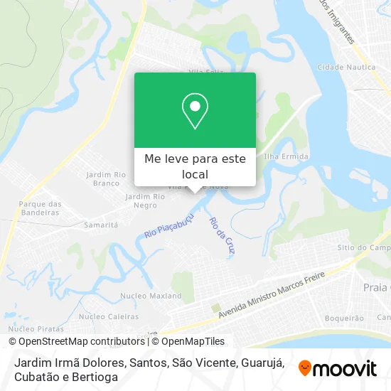 Jardim Irmã Dolores mapa