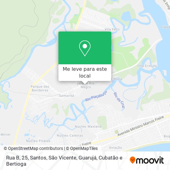 Rua B, 25 mapa