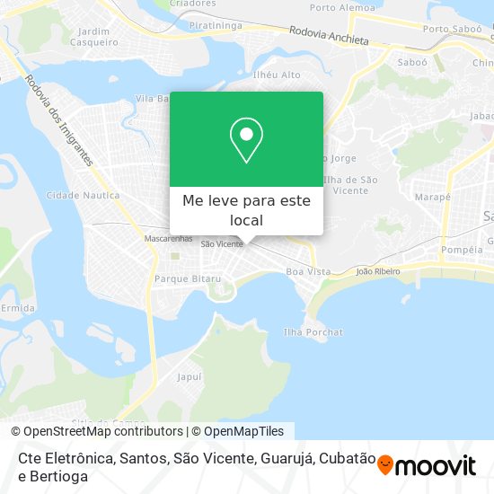 Cte Eletrônica mapa